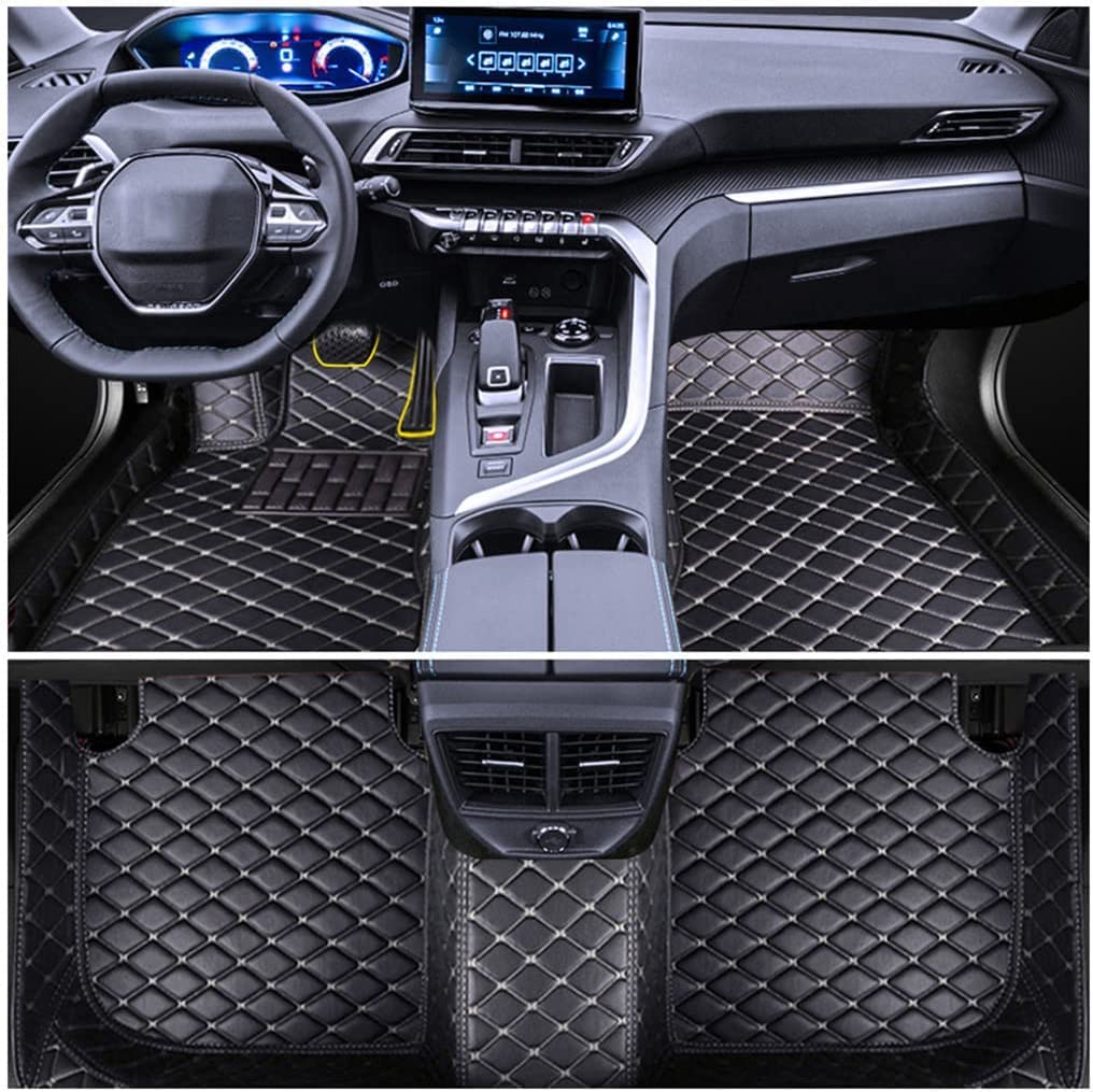 SPRINT Tappetini Auto In Moquette Su Misura – Compatibili Con Kuga I Restyling (2011-2012) – Antiscivolo Con Salvatacco E Fissaggi