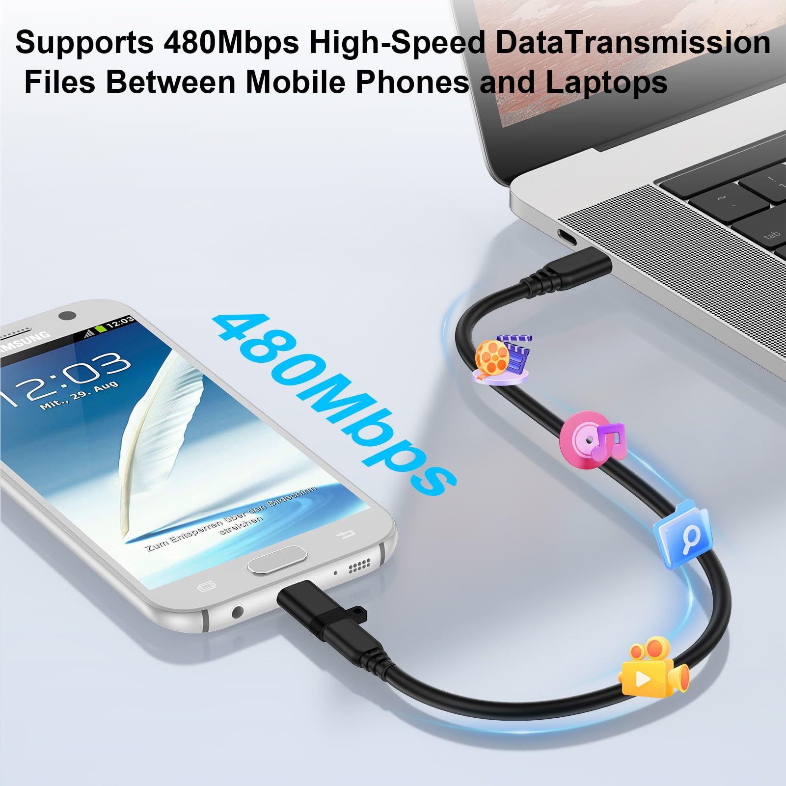 Lot de 4 adaptateurs USB C vers micro USB, type C femelle vers micro USB mâle convertissant ancien téléphone Android, charge et synchronisation des données, adaptateur micro USB pour Samsung Galaxy S7
