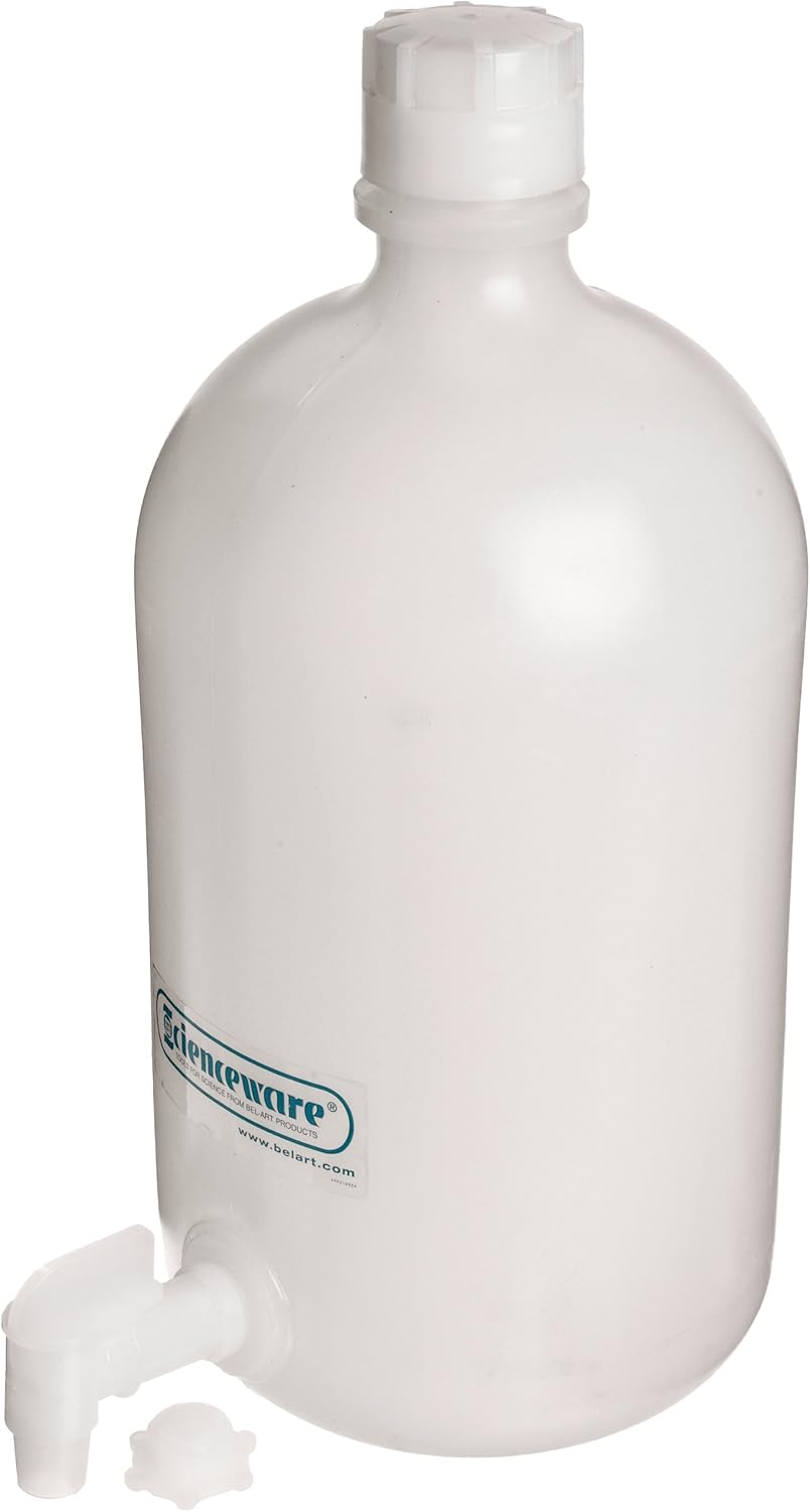 SP Bel-Art Polyethylene Carboys with Spigot; 8 Liters (2 Gallons) 118470020) Made in USA