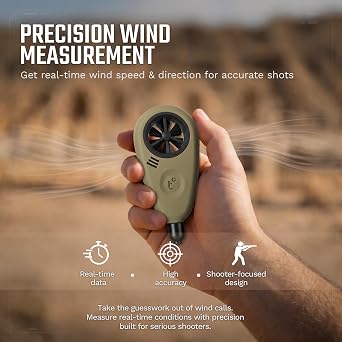 Tempest Precision Shooting Meter, Bluetooth Weather Meter & Anemometer