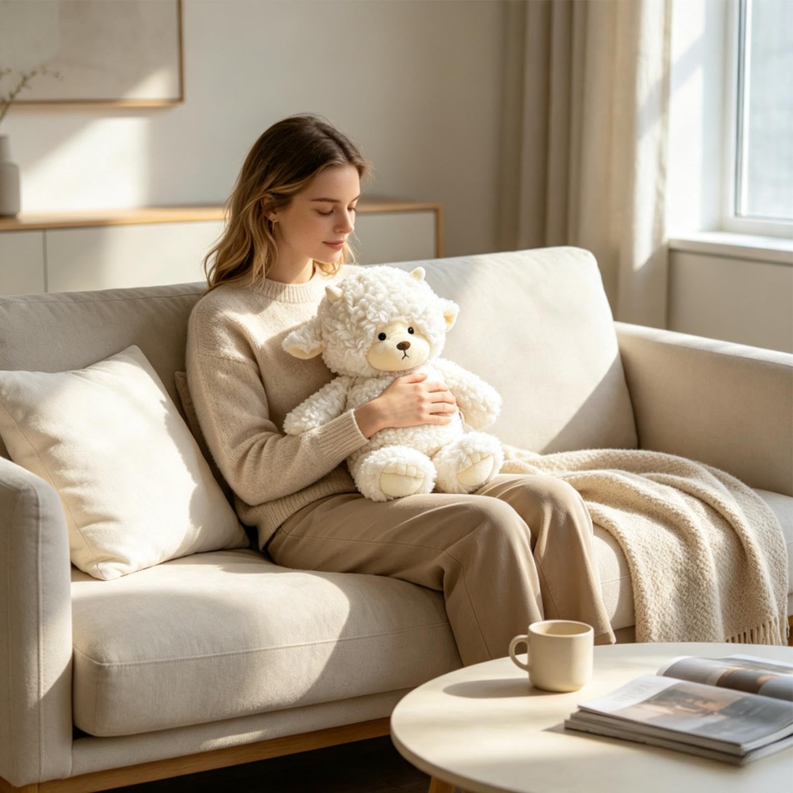 Genérico Peluche De Juguetes Relajantes Decorativos Cómodos