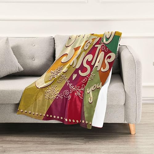 Miniatura 5 de Vintage Christmas Sofa Throw Blanket Winter Sofa Throw Blanket Comfy Warm Throws 60x90 Inches for Camping, Sofa, Travel