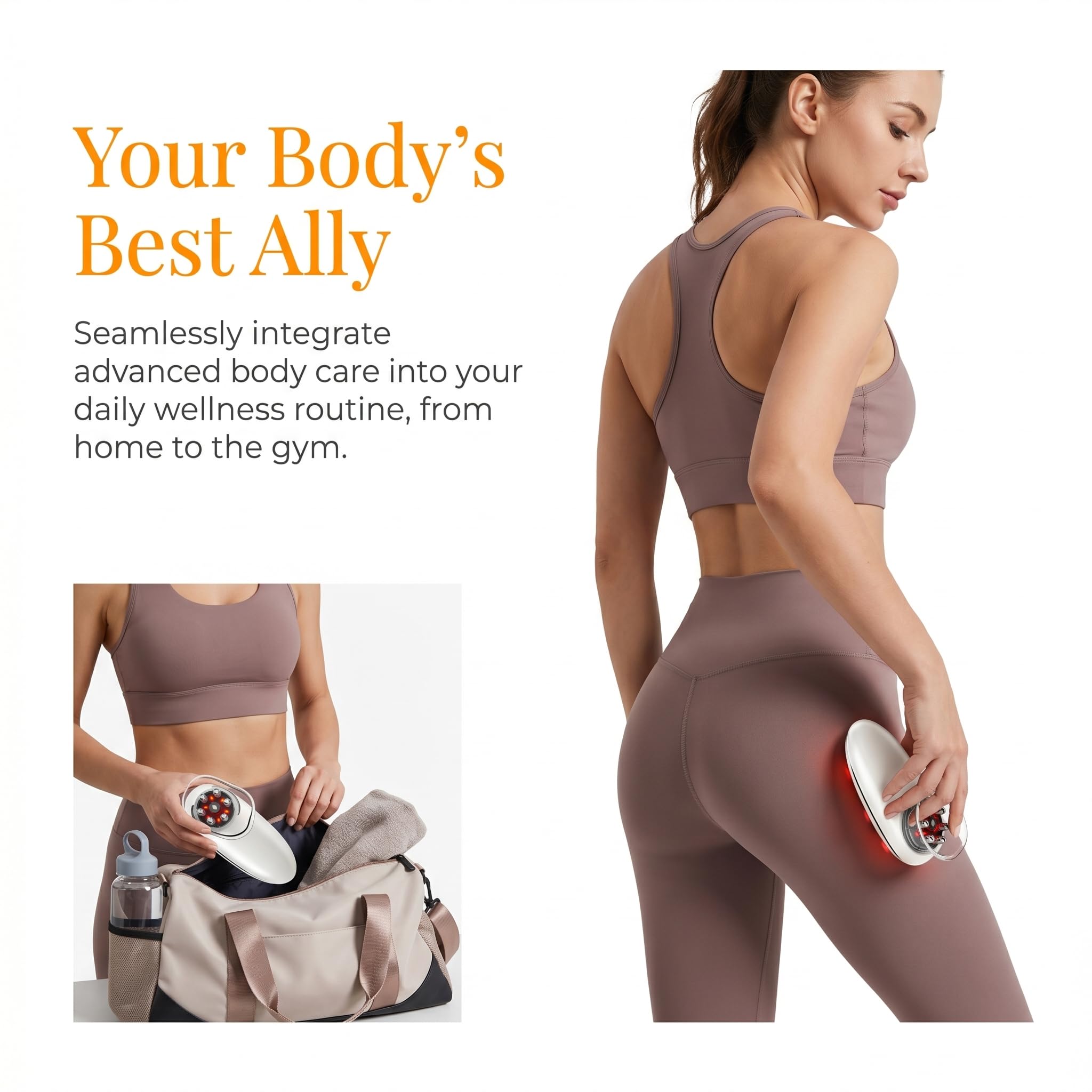 Cellu Sculptor, Masajeador Anticelulítico Eléctrico con Ventosa, Dispositivo Automático de Masaje Infrarrojo para Reducción y Reafirmación Facial, Abdomen, Muslos, Brazos y Piernas