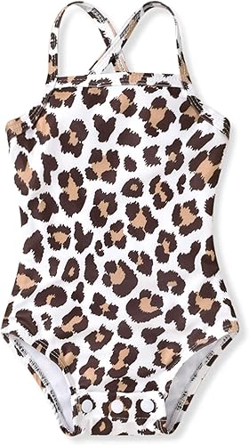 Aalizzwell Traje de baño ajustable de una pieza para bebé niña