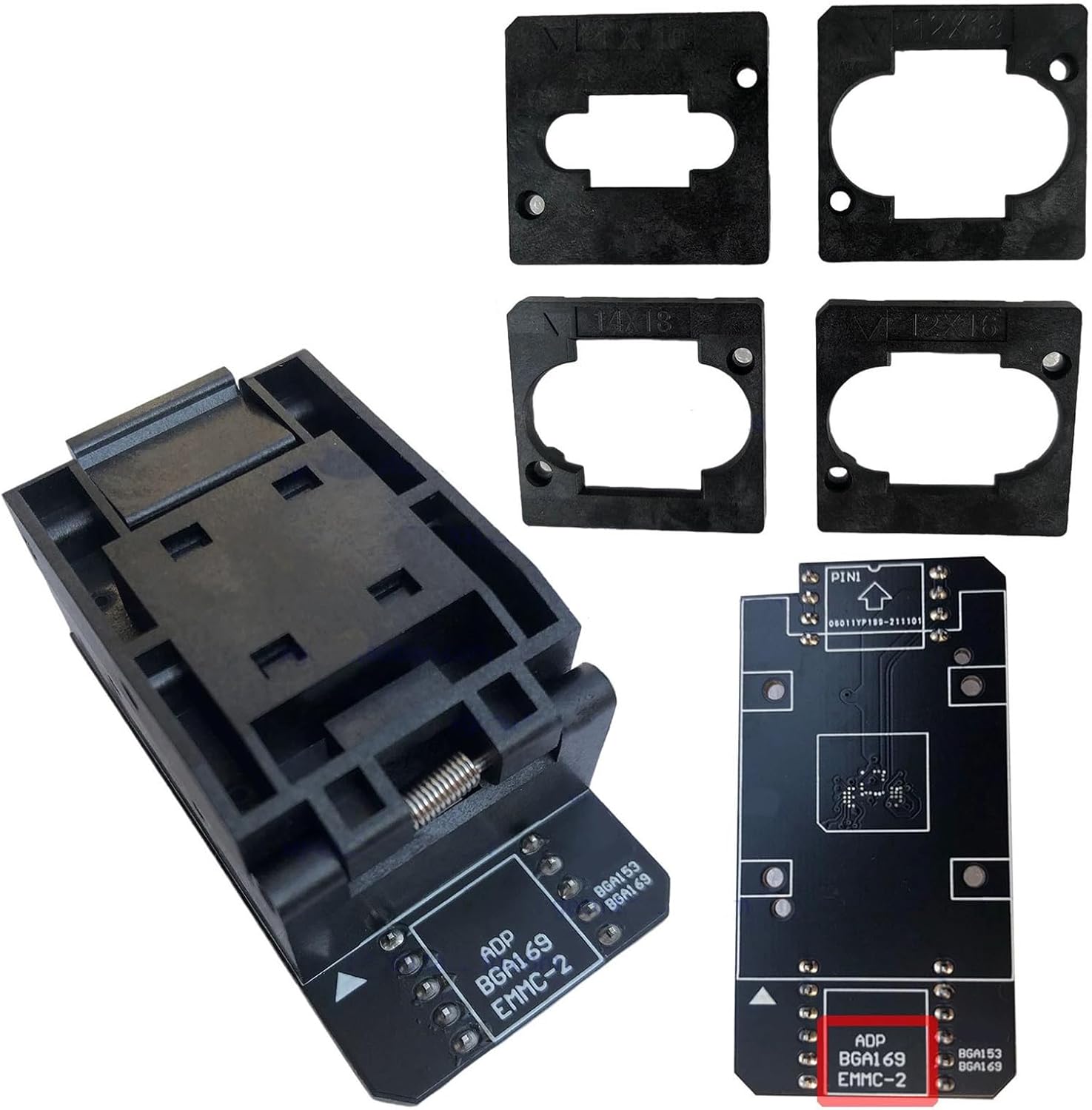Professional BGA169/BGA153 Adapter for T56 Programmer BGA169 BGA153 Chip Precise Pin Layout and Quick Chip Replacement