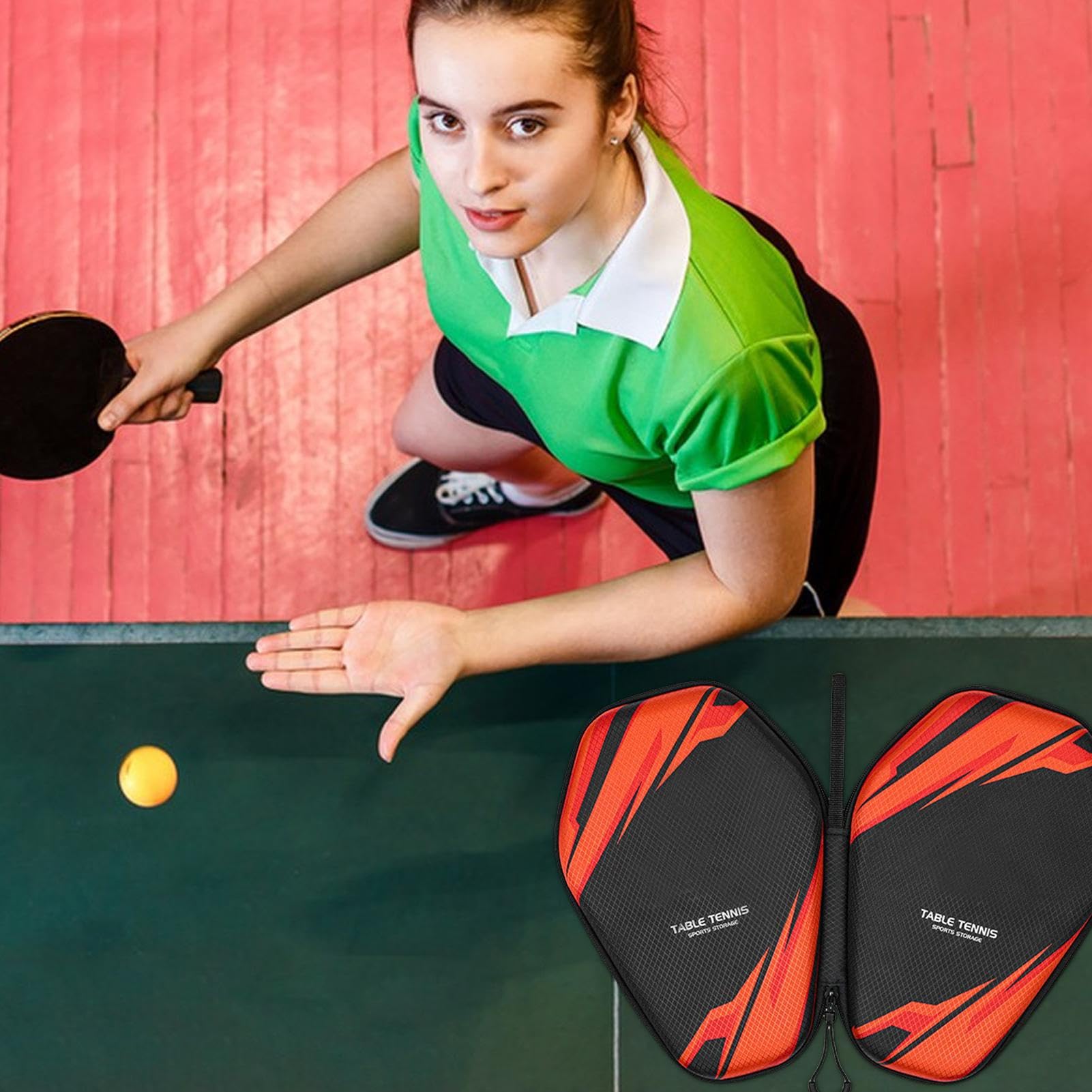 Tischtennisschläger-Etui Sichere, stabile Aufbewahrungs-Taschenhalter