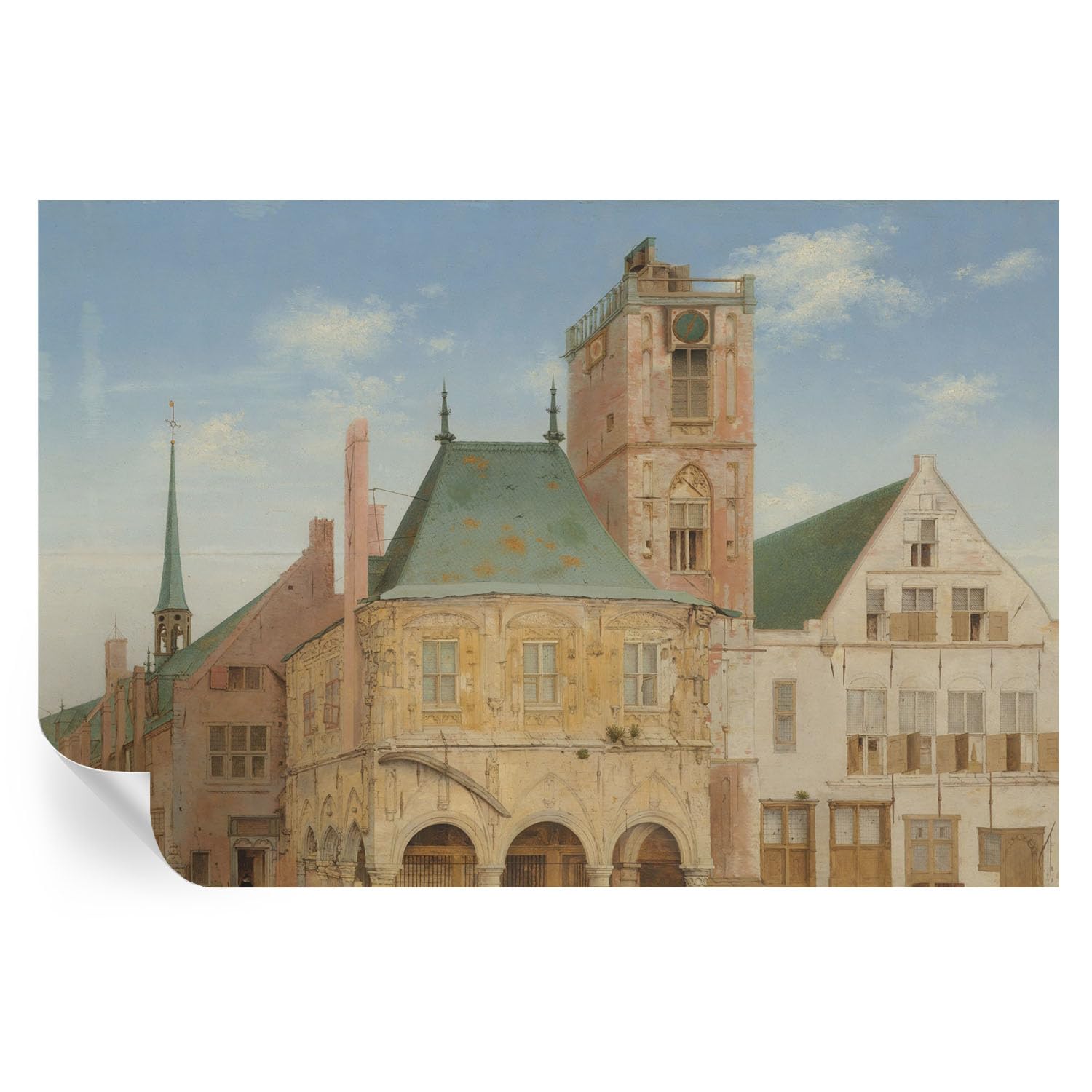 Murales para espacios de hogar Ayuntamiento histórico 104x70 cm