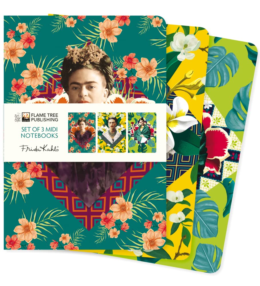 Frida Kahlo Set of 3 Midi Notebooks (Midi Notebook Collections)