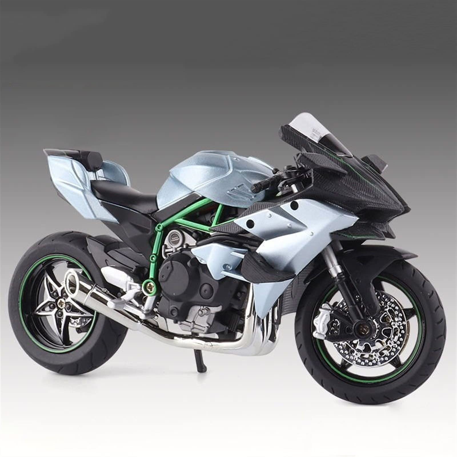 SEYXF Motorbike Toy Motorcycle Toys Collection for Kawasaki-H2R for Ninja Diecast Model Toy Birthday Gift 1:12