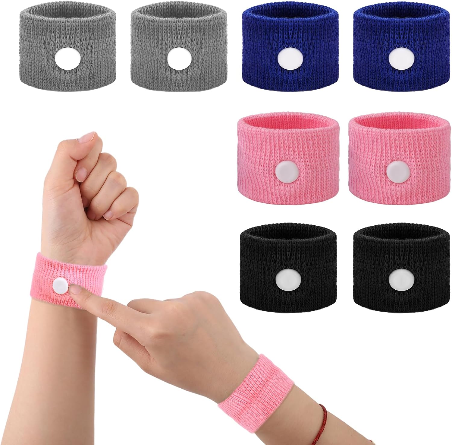 GEEHUA 4 Pairs Motion Sickness Bands, AntiNausea