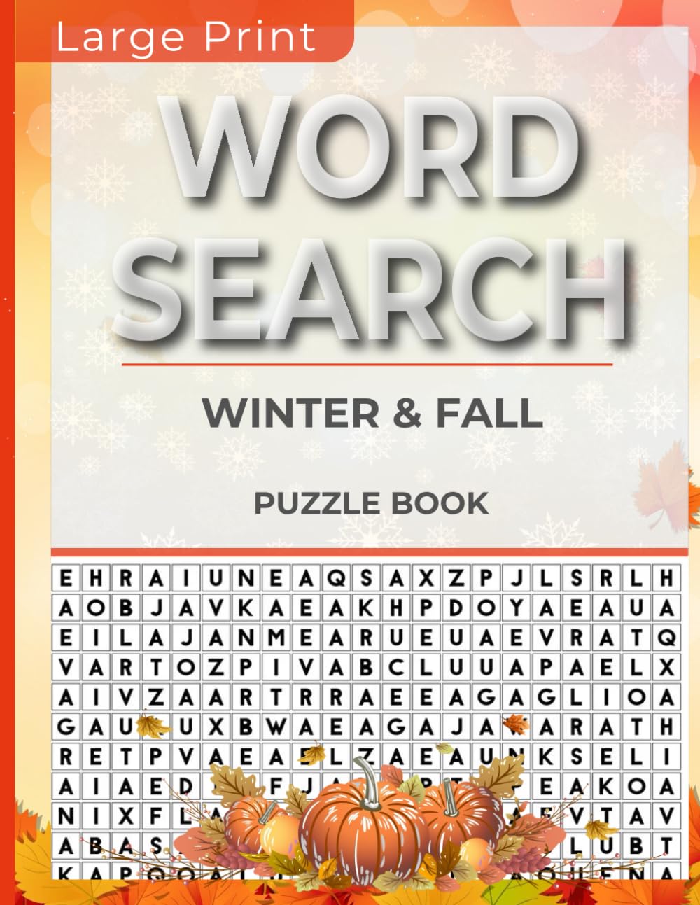 Word Search Winter & Fall Puzzle Book