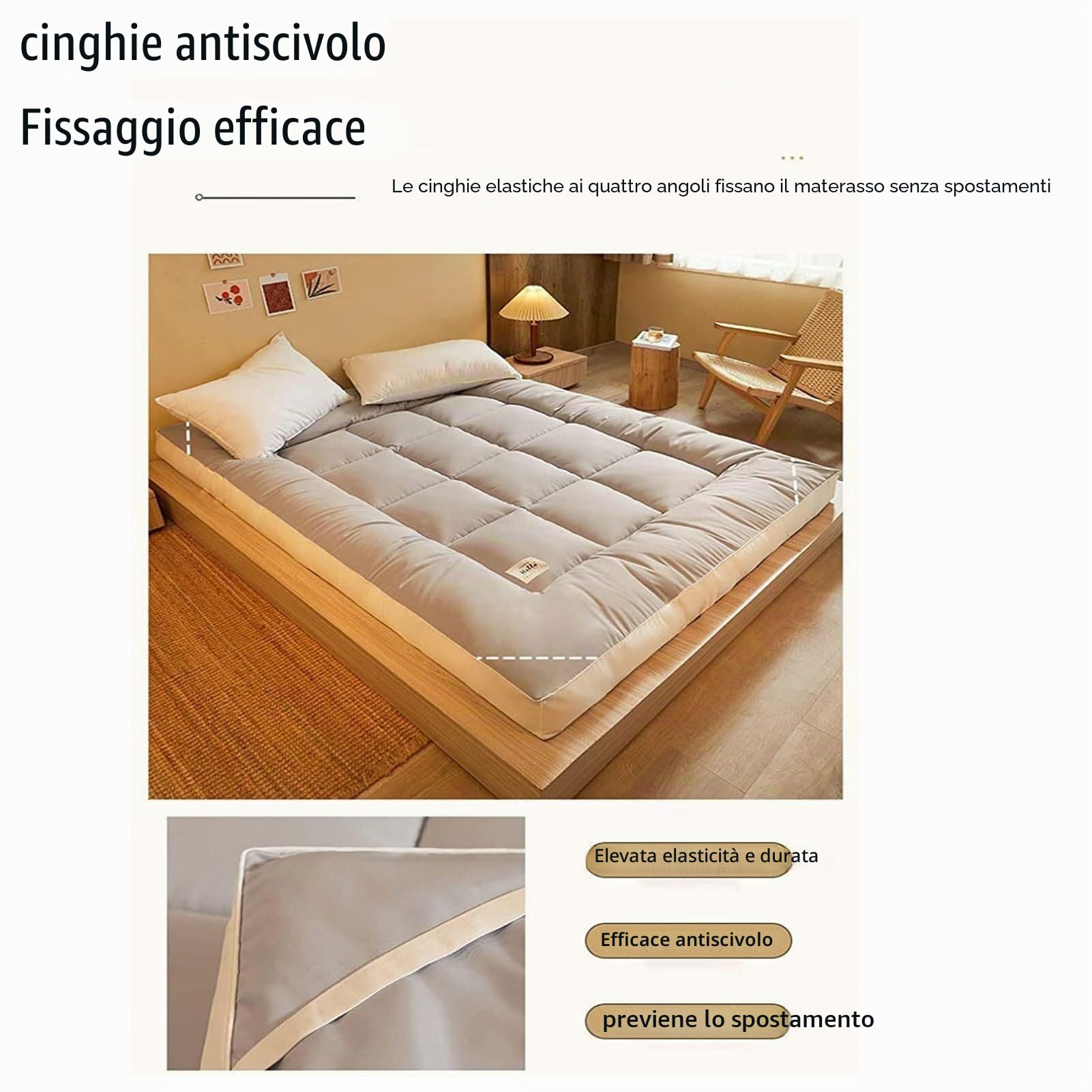 Materasso futon giapponese spesso, extra soffice, tatami, tappeto da letto pieghevole, morbido, traspirante e arrotolabile per soggiorno, dormitorio, ospite, campeggio, divano (verde)