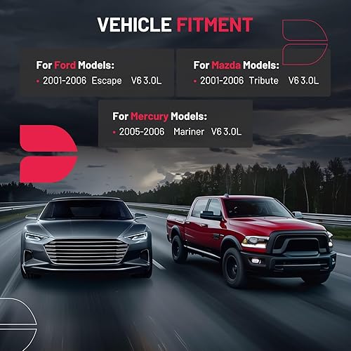 Vista 66 de BDFHYK Tanque de desbordamiento de depósito de expansión de refrigerante del motor compatible con Transit-150 Transit-250 Transit-350 HD 2015-2019