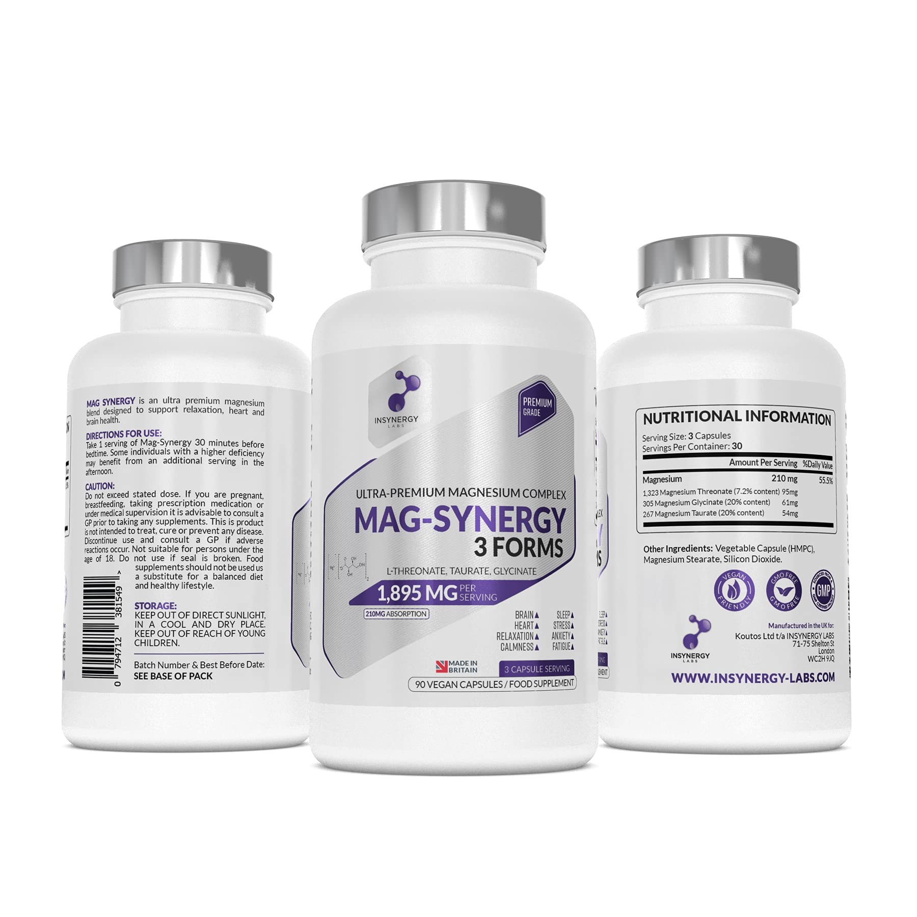 Ultra Premium Magnesium Supplement Magnesium Threonate Complex with