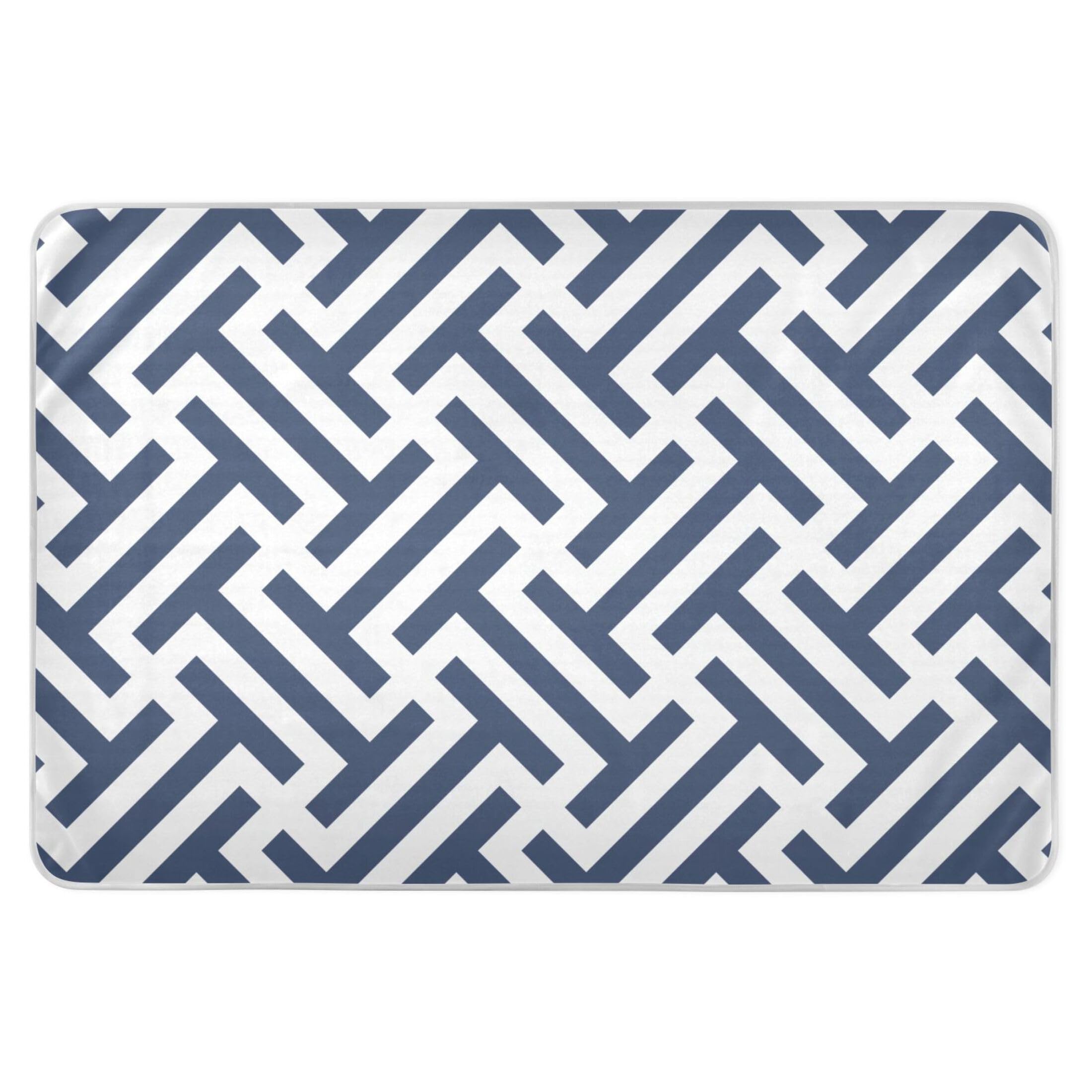 Vintage Extra Large Reusable Changing Pad Covers Highly Absorbent Potty Training Cover Anti-Lip Pad Liner for Kids Adults Pets, 52