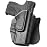Gun&Flower Springfield XD-S Holster, OWB Paddle Holster Fit Springfield XD-S 9mm/.40 S&W 3.3 Barrel. (Not for Mod Series) Outside Waistband Carry Holster, Index Finger Release-Right Hand