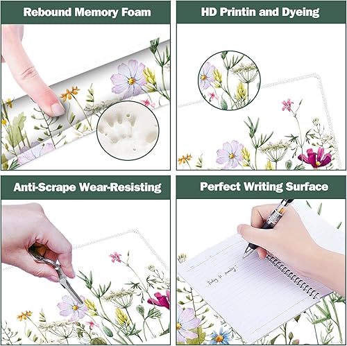 Miniatura 71 de ARTSO Juego de alfombrillas de mouse grandes para juegos, soporte para reposamuñecas para teclado + cojín de muñeca para mouse + alfombrilla de