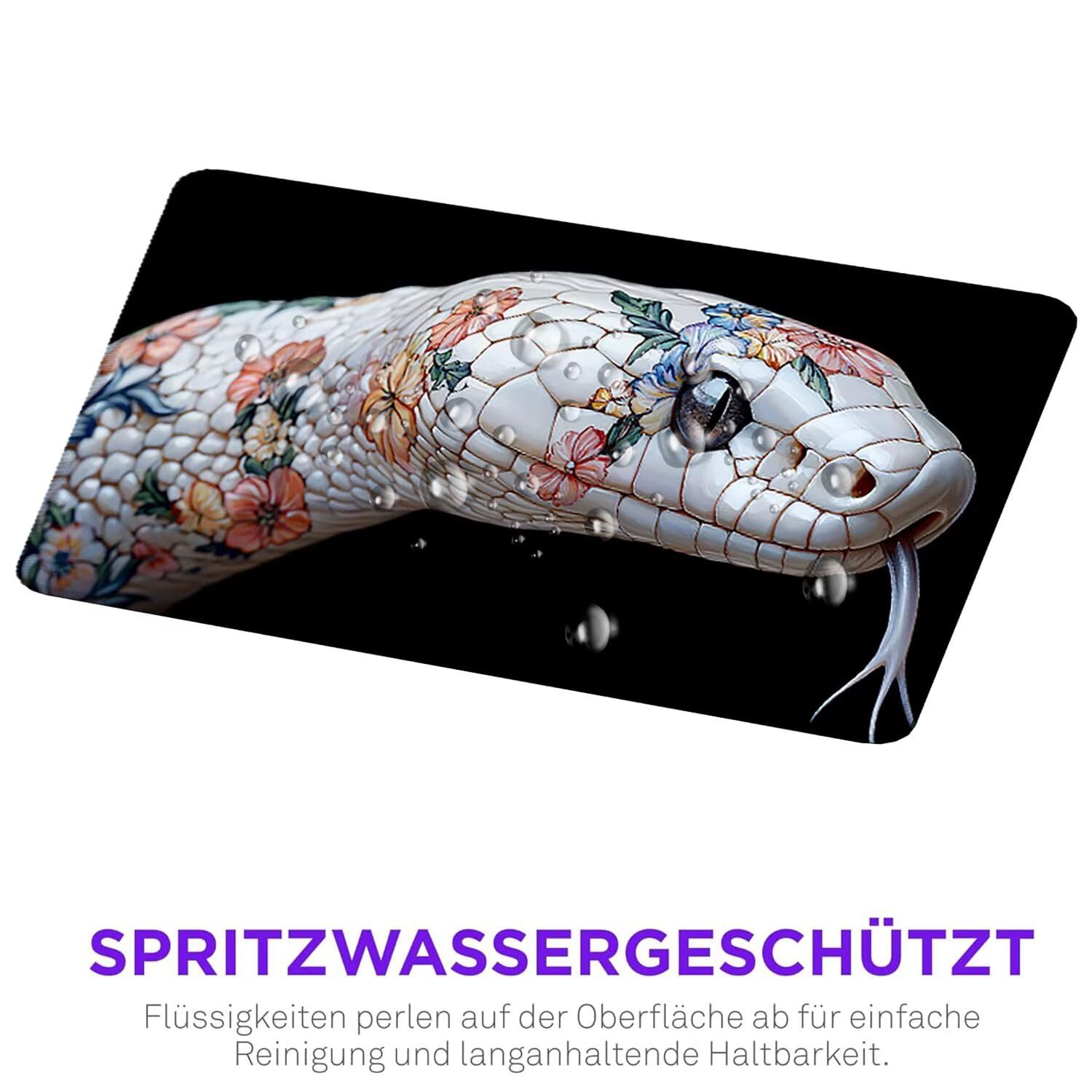 Podkładka pod mysz do gier, 1600 x 800 mm, XXL, duża gamingowa podkładka pod mysz, wodoodporna podkładka pod mysz, długa podkładka na biurko z przeszytymi krawędziami, mata na biurko z gumową podstawą