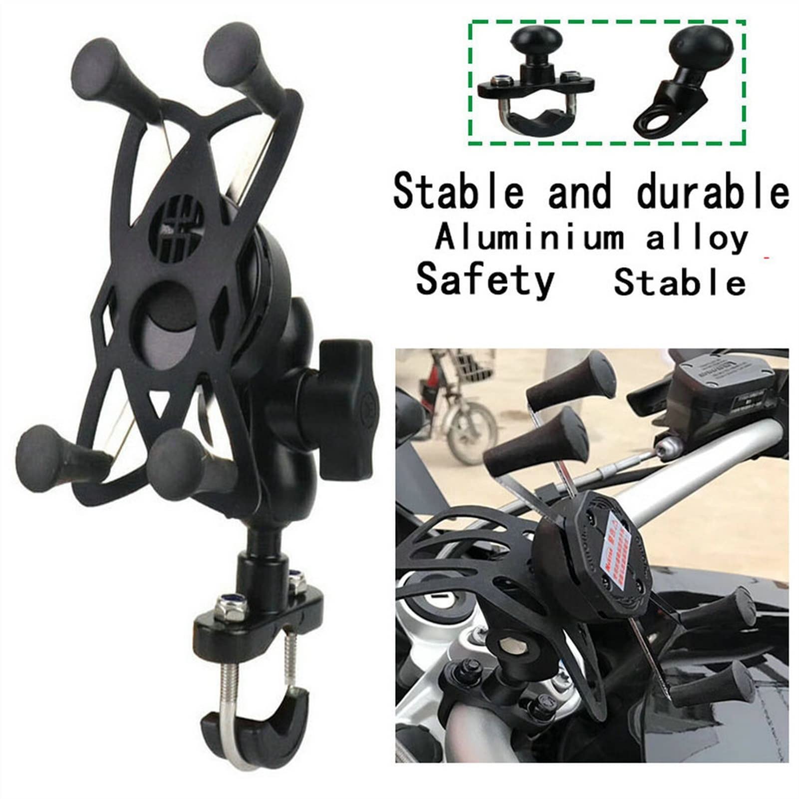 Soporte Para Móvil En Manillar De Moto - Compatible Con Benelli TRK 502, TNT, Leoncino, Aluminio CNC