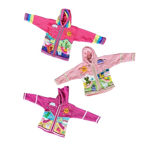 Miniatura 3 de Zoeartcrafts Peruvian Knitted Wool Sweater with hoodie Size 6 for kids, Unisex, Chompas Peruanas
