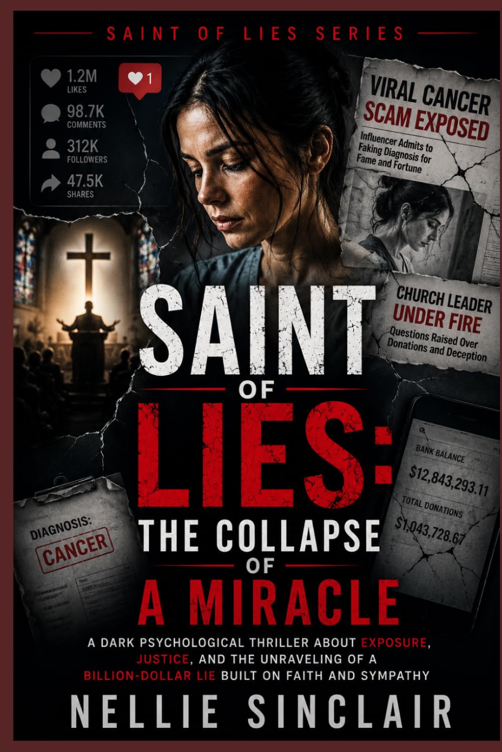 Saint of Lies: The Collapse of a Miracle: A dark psychological thriller about exposure, justice, and the unraveling of a billion-dollar lie built on faith and sympathy (“Saint of Lies” Series)
