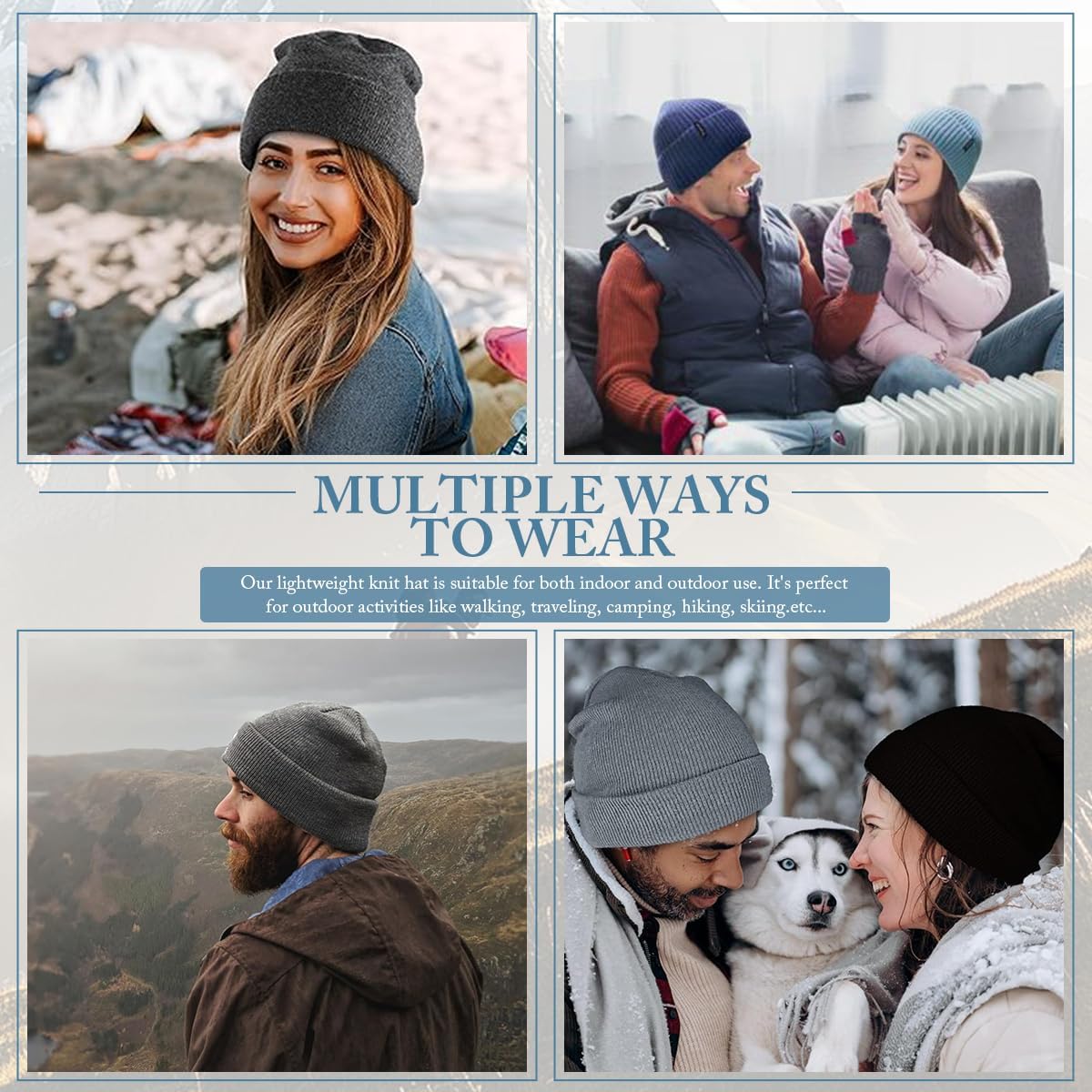 Custom Beanie Design Your Own Customized Beanie for Men and Women with Photo Text Logo Personalized Beanies Winter Gift - Image 7