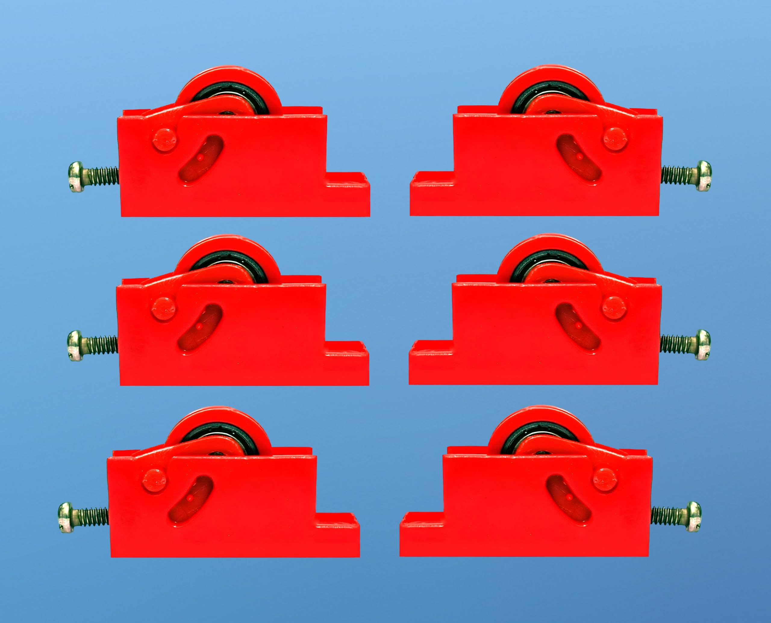 Adjustable Bearing Wheels PVC Roller for Aluminum Sliding Windows & Door (Pack of 6) — Amazon image 3