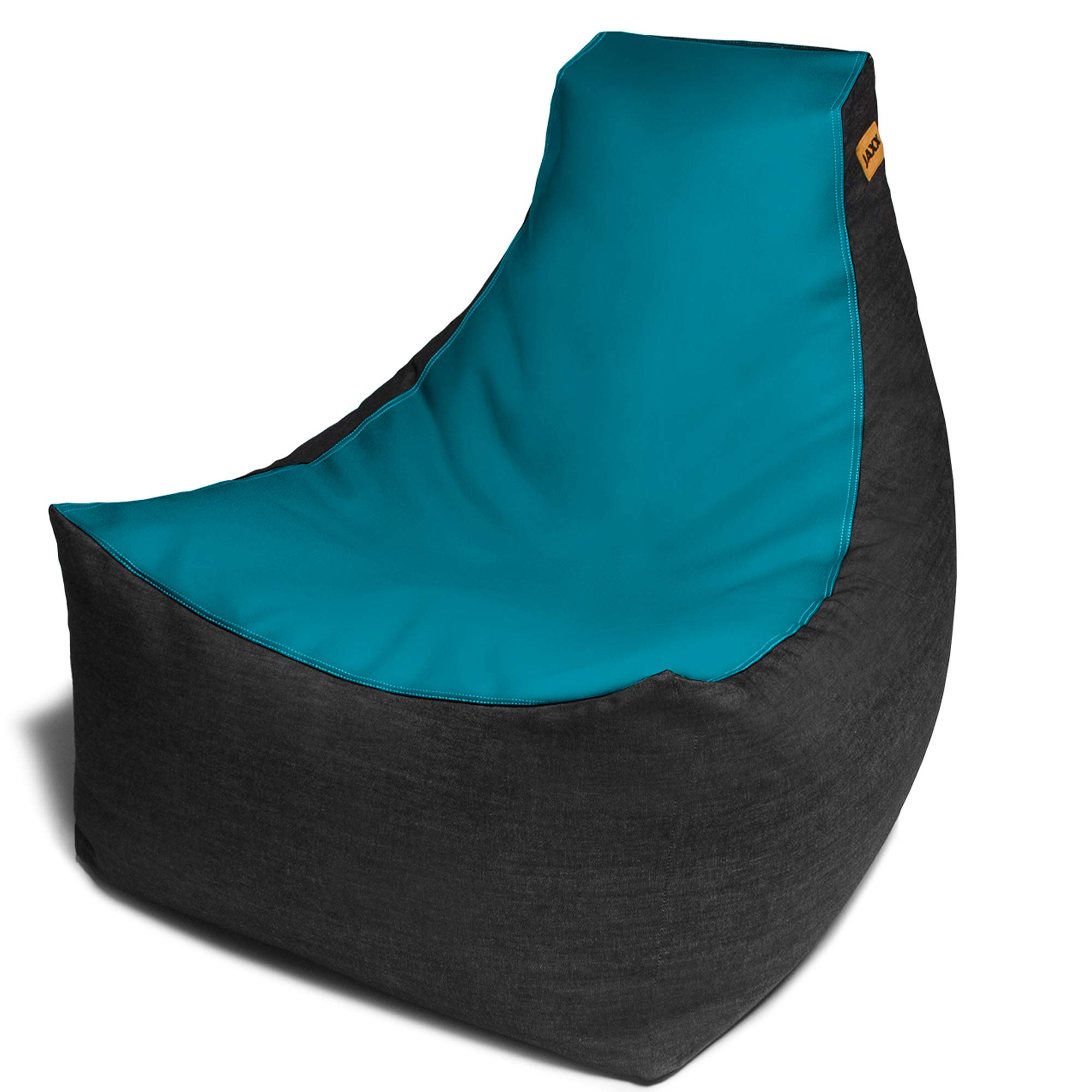 Jaxx Pixel Gamer Chair - Game Room / Home Theater Bean Bag Chair, Turquoise