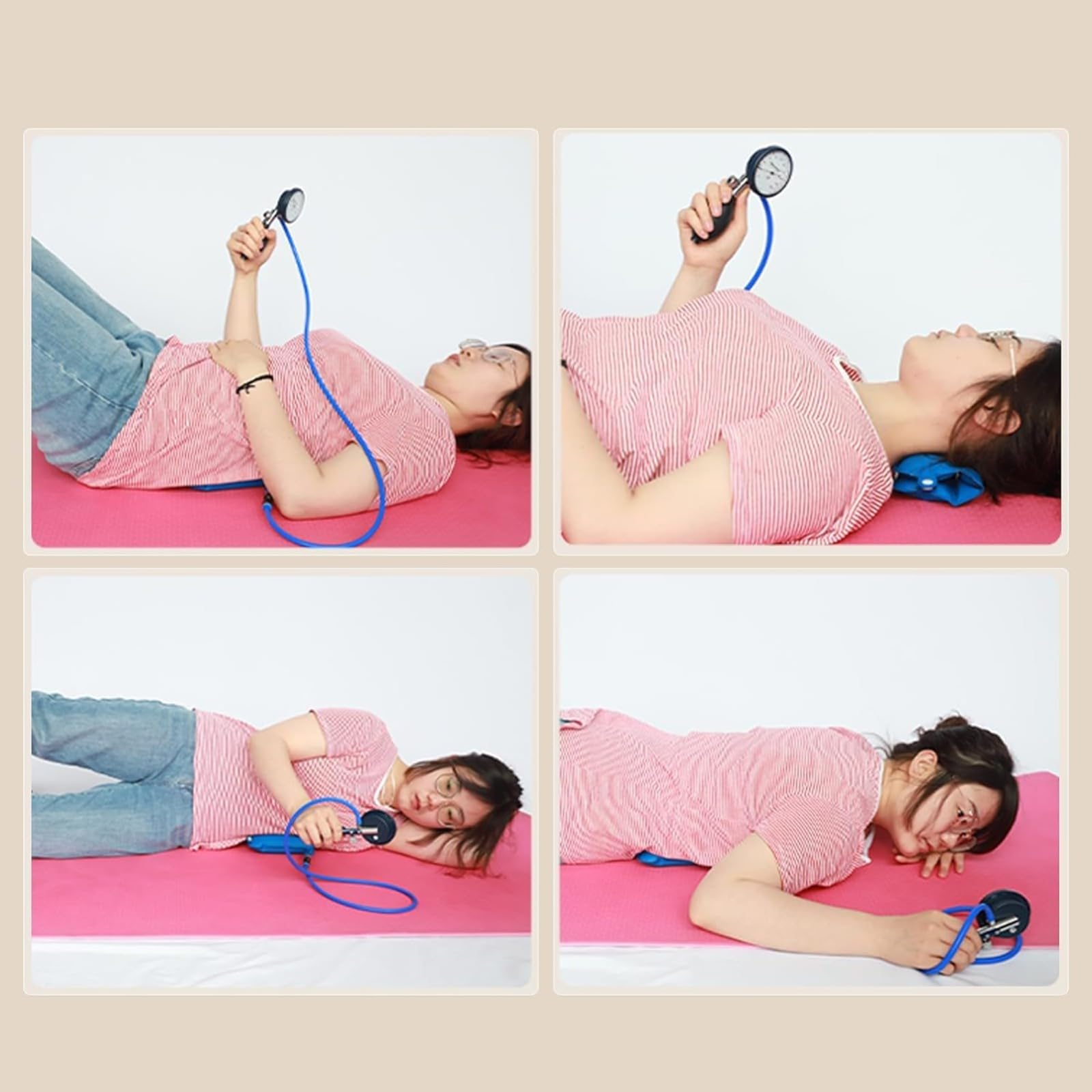 Dispositif de Test Musculaire Biofeedback de Pression, Stabilisateur Lombaire pour Stabilisateur de Noyau Musculaire de Taille