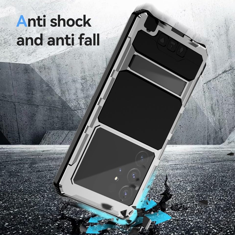 Coque Samsung S25 Plus silicone et métal argent pour vos activités extérieures - 5