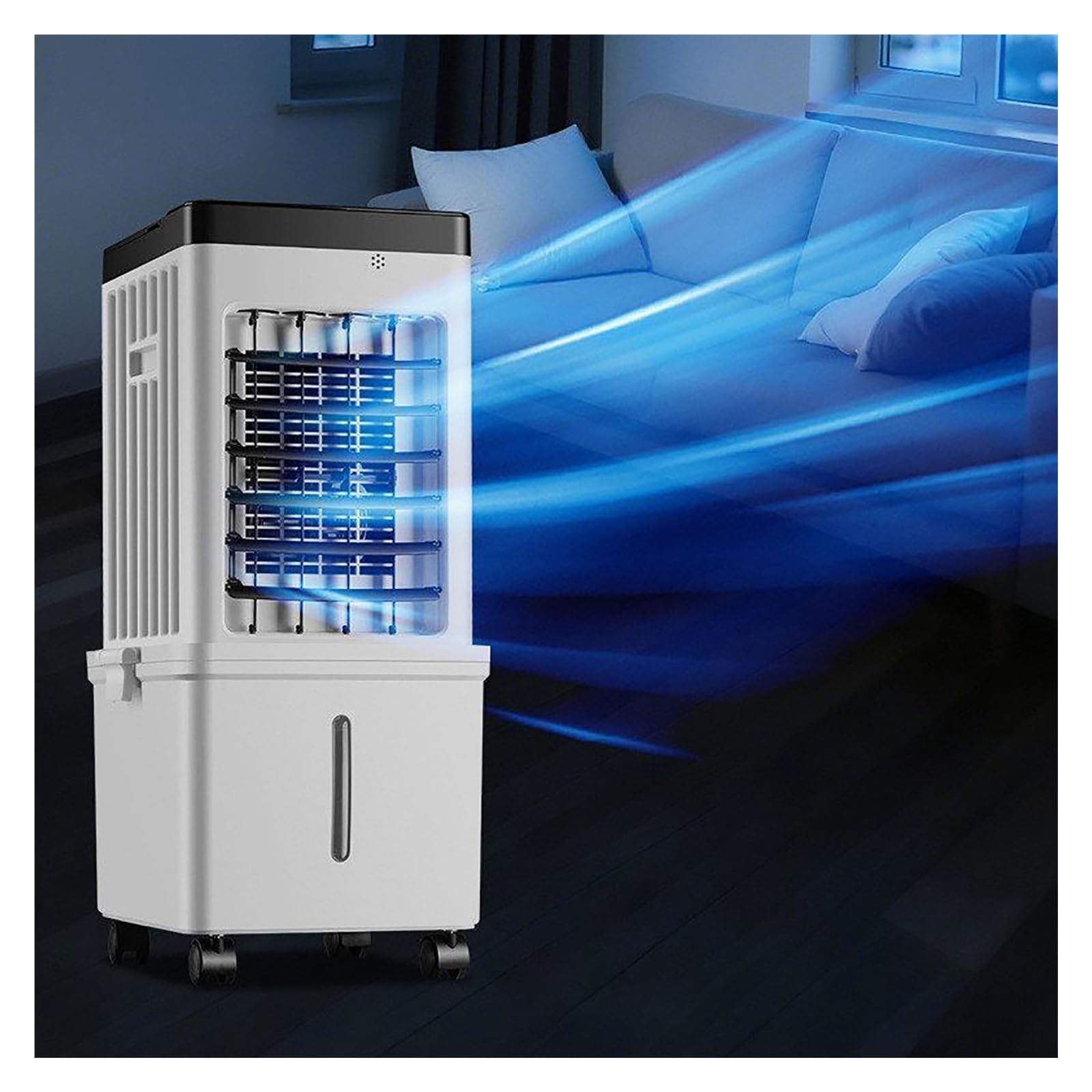 JYHHCYS 3-in-1 Evaporative Air Cooler Fan, Portable Hoseless Room Cooler