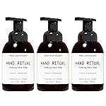 Muse Apothecary Hand Ritual - Aromatic and Nourishing Foaming Hand Soap, Infused with Natural Aromatherapy Essential Oils - USDA Certified Biobased - 11.5 oz, Coconut + Sandalwood, Pack of 3