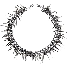 Tucnoeu Rivet Layered Pants Chain, Punk Gothic Spike Jean Belt Trousers Chains, Pants Chain Accessory for Wallets and Keys