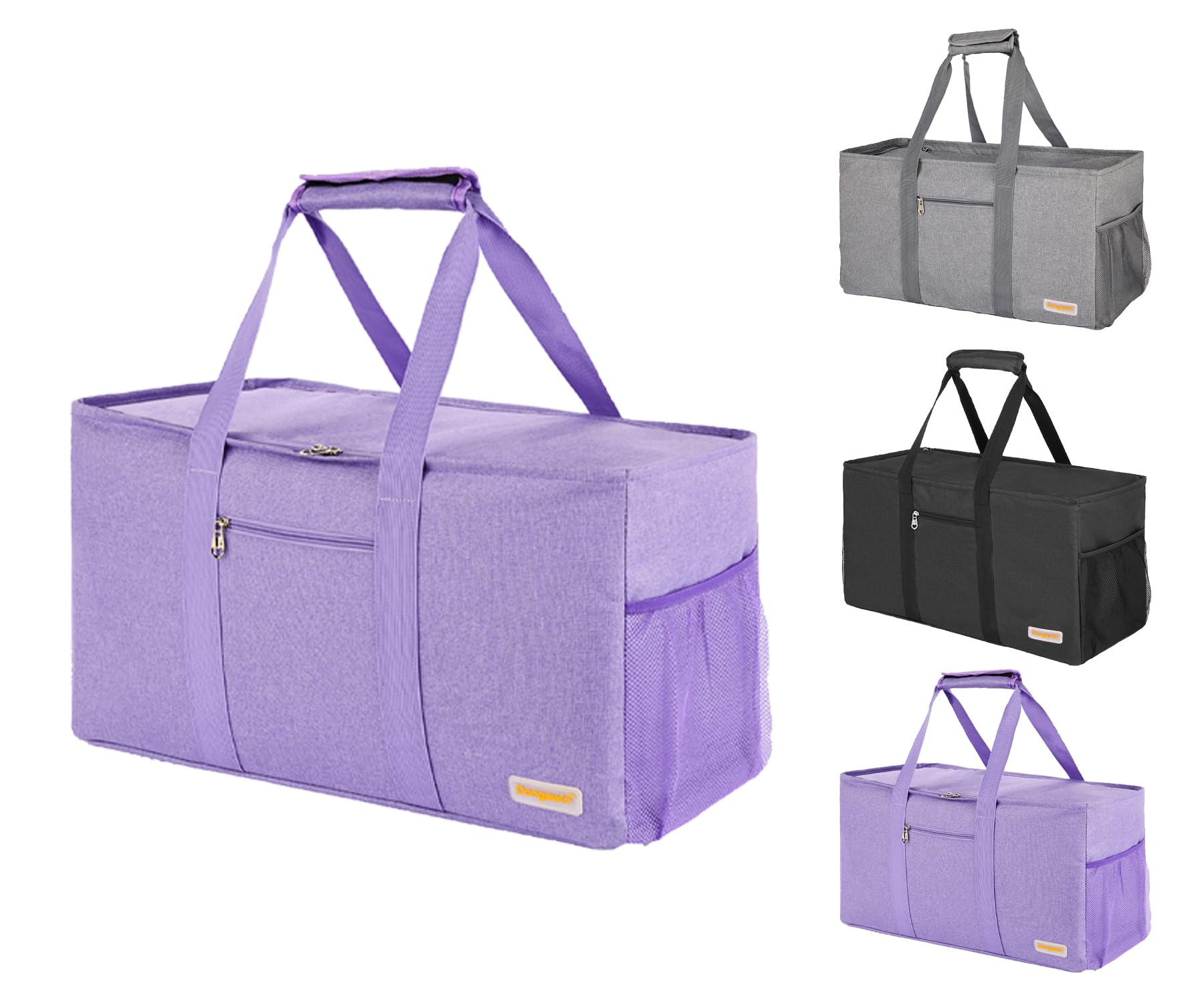 Dongawin Extra Large Utility Tote, Waterproof Beach & Picnic Bag, Foldable & Reusable Storage