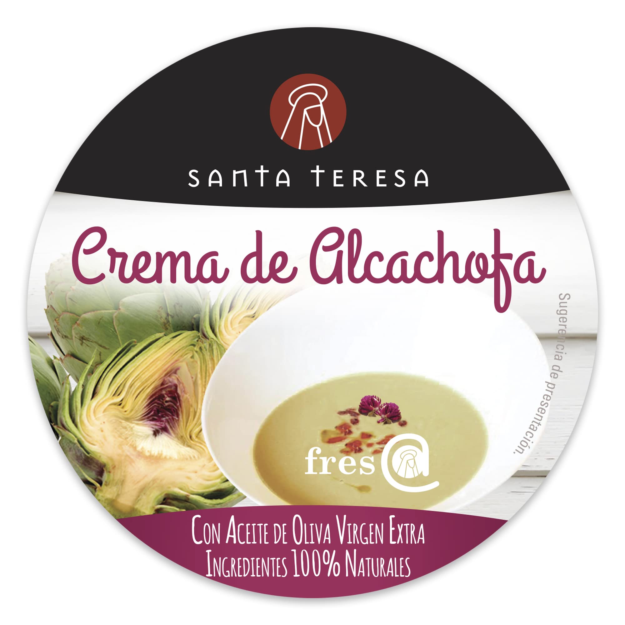 Santa Teresa - PACK 9 Cremas De Alcachofa - Elaboradas Con Ingredientes Naturales, Sin Conservantes Ni Aditivos - Envases Aptos Para Microondas, Calentar Y Listo - 9 unds x 400 Ml