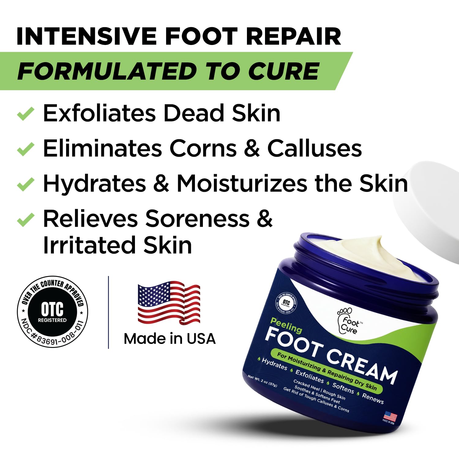 Juego de pedicura removedor de callos de pies – Epsom Salt Foot Soak & Gel removedor de callos, crema antimicótica y exfoliante de pies para piel muerta, herramientas de pedicura para pies en casa
