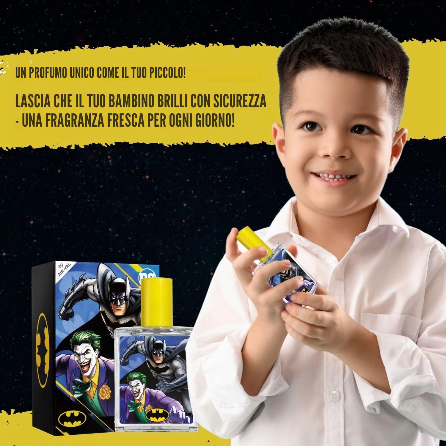 Batman & Joker - Eau de Toilette per bambini, 30 ml