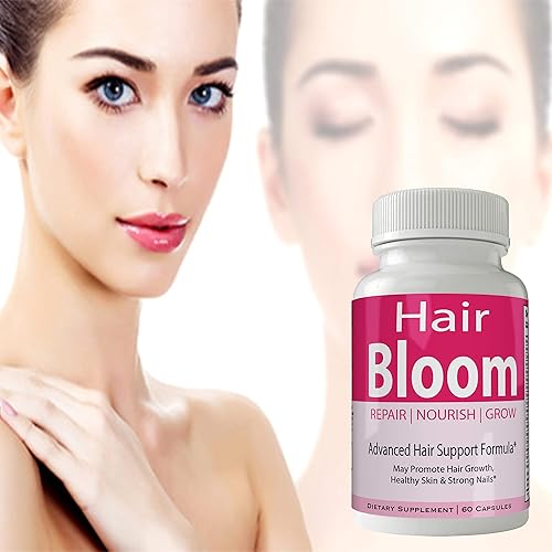 Miniatura 5 de Hair Bloom Hair Growth Pills Skin and Nails Supplement - Advanced Unique Hair Growth Vitamins and Minerals with Biotin - Gluten Free 60 Capsules