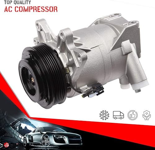Miniatura 3 de cciyu Compresor de aire acondicionado 2004 2005 2006-2008 2009 para N-issan Quest 3.5L, 2003-2007 para N-issan Murano 3.5L reemplaza al compresor de