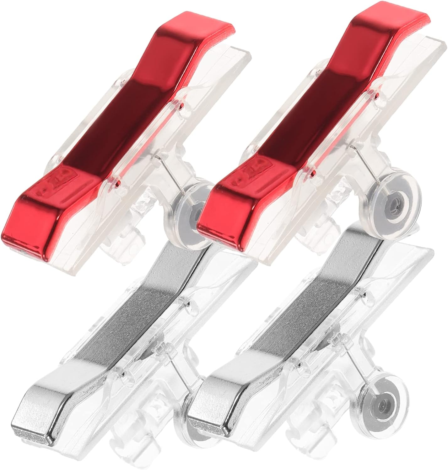 STOBOK 2pairs Mobile Game Aim Key Handles Metal Controller Game Buttons Joysticks