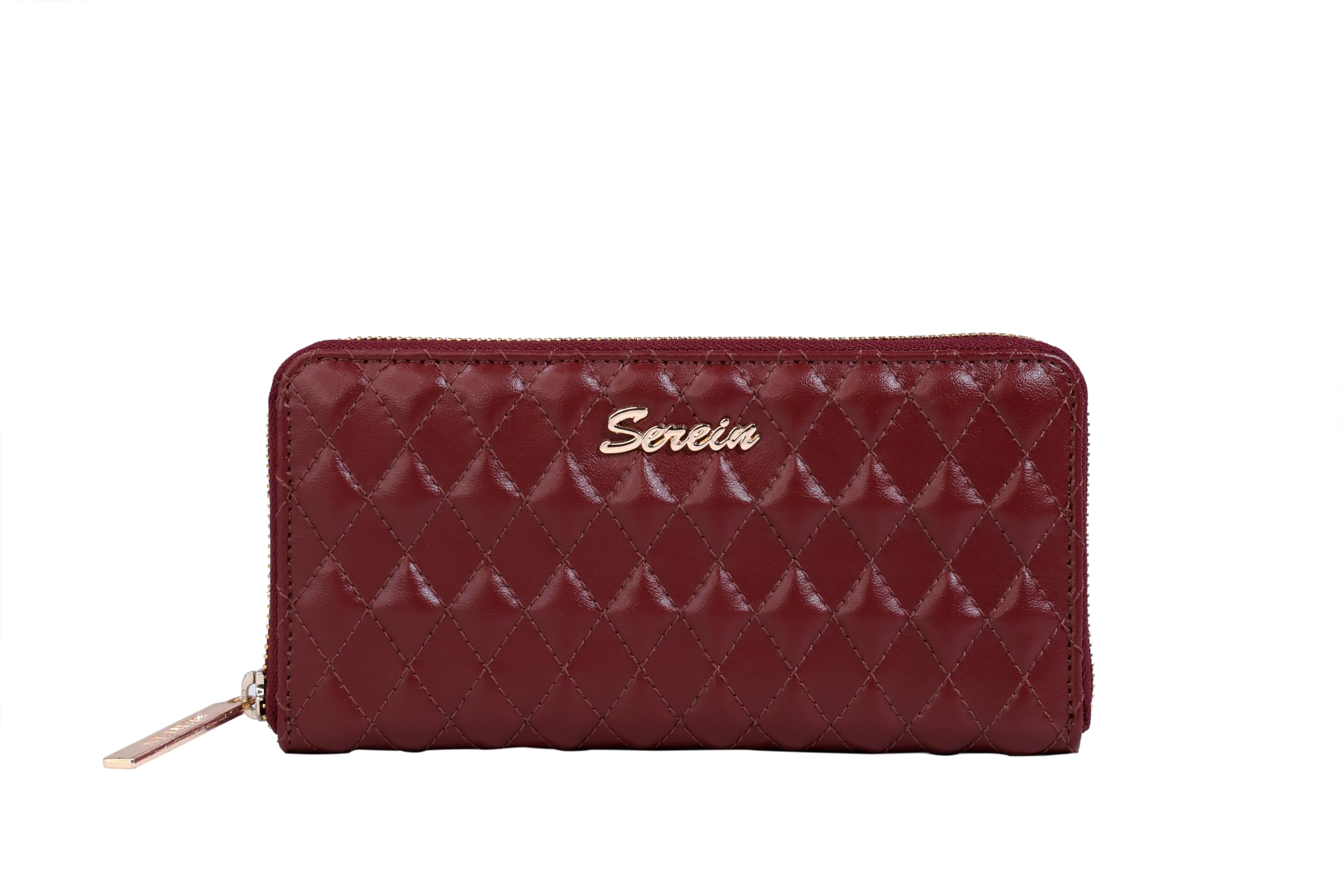 SEREIN® Women's Vegan Wallet | Vegan Leather Fashion Card Coin Holder Long Wallet