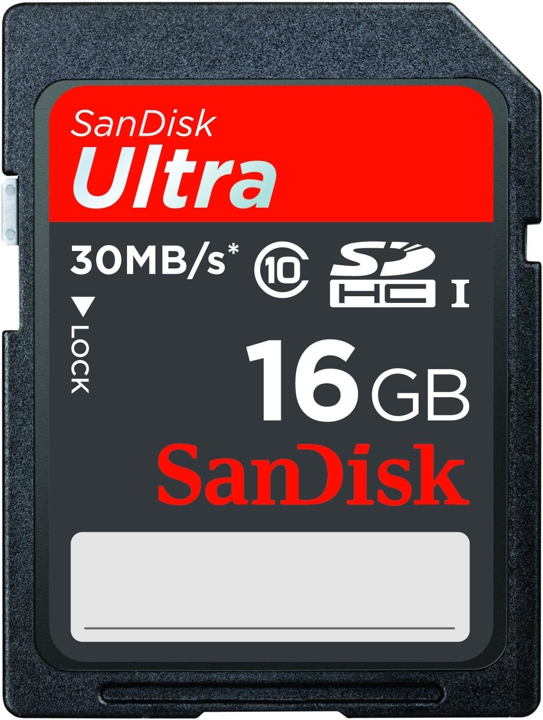 Ultra 16GB SDHC Class 10/UHS-1 Flash Memory Card Speed Up To 30MB/s- SDSDU-016G-U46 (Label May Change) [Old Version]