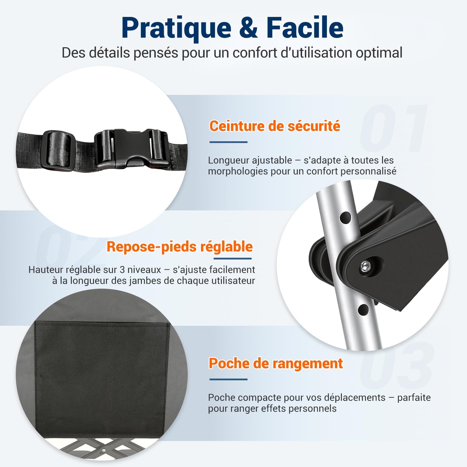 Care-Parents Fauteuil Roulant Léger et Pliable Autopropulsé, Assise 45cm, 11kg, en Aluminium, Chaise roulante adulte,pour Personnes âgées et Handicapées,Jusqu'à 100kg(CP-9536)