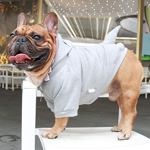 Miniatura 4 de iChoue - Disfraz de tiburón para perro, para el día de Halloween, suéter lindo y divertido para clima frío, abrigos de invierno, sudaderas con