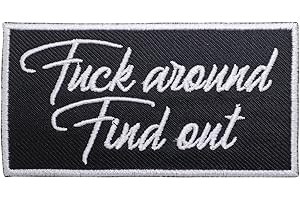 Fuck Around Find Out: Iron-On Patch for Clothing