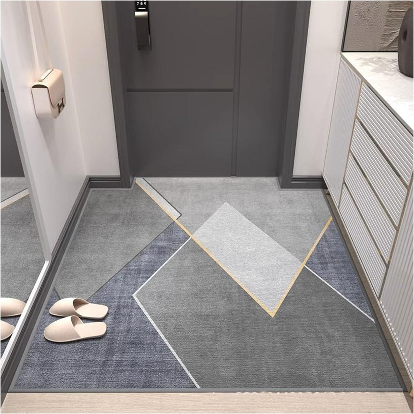 Tapis de décoration anti-glisse 120 x 280 cm pour sécuriser les sols de cuisine