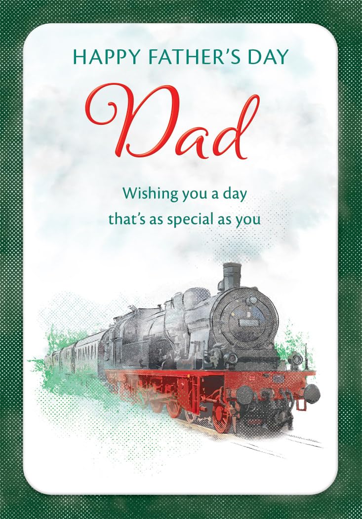 Piccadilly Greetings Father's Day Card, Dad Wishing You a Day that's As Special As You - 7 x 5 inches