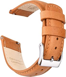 Ritche Christmas Gift Quick Release Leather Watch Bands Genuine Watch Straps for Men Women Top Grain Leather Watch Strap, White Elephant Gifts, Stocking Stuffers for Men, Father's Day gifts