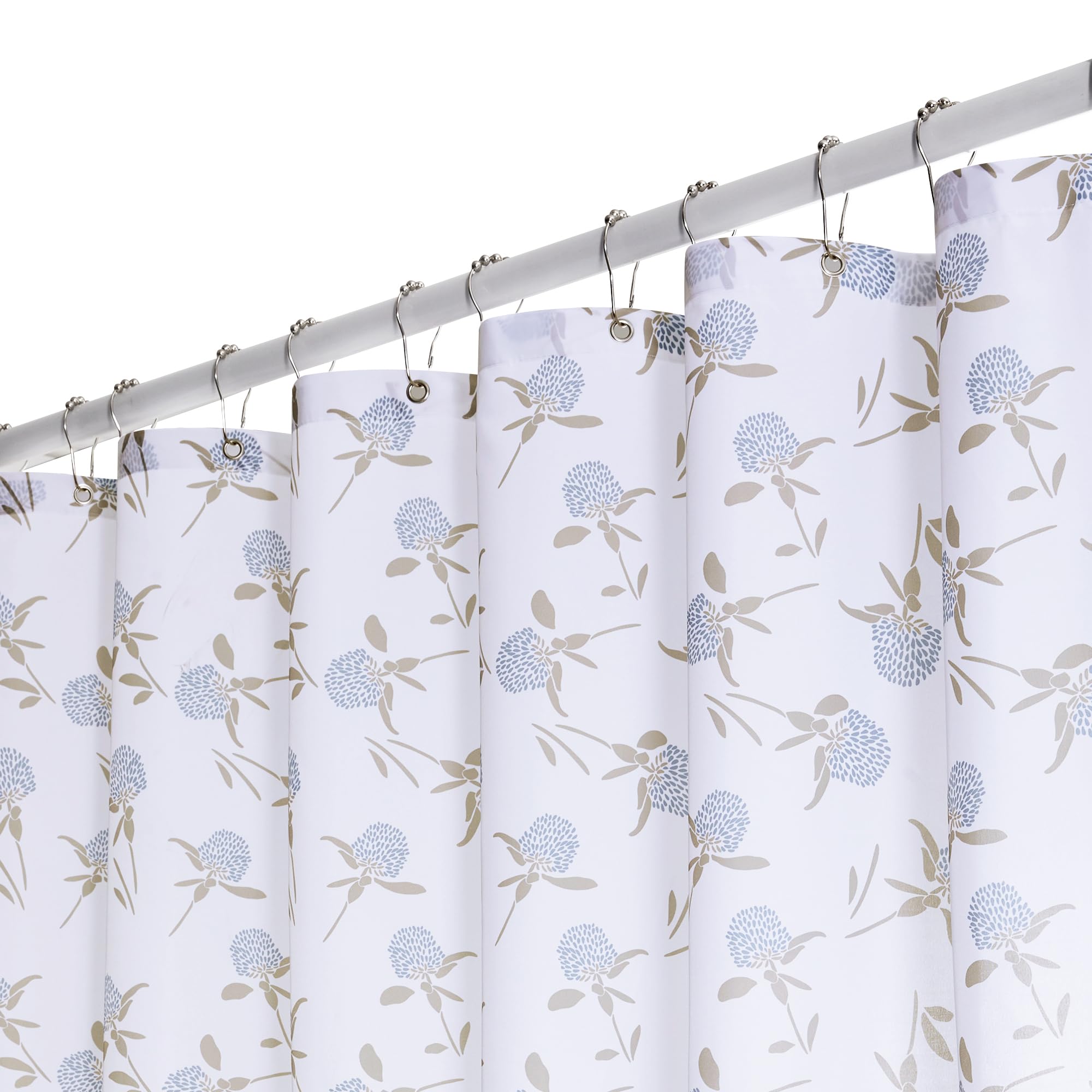 Amazon｜Deconovo シャワーカーテン 幅180*丈180cm 風呂カーテン バス