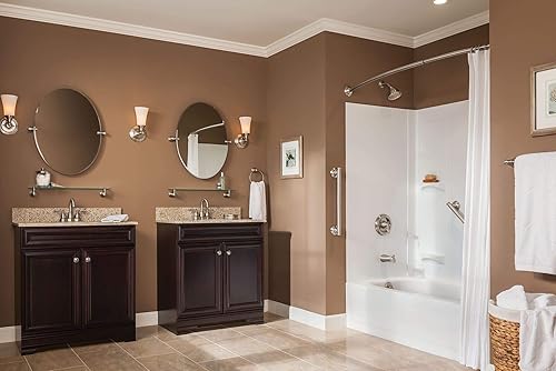 Miniatura 15 de Moen 82910SRN Banbury Posi-Temp - Moldura para bañera y ducha equilibrada a presión, 6.00 x 8.00 x 4.00 pulgadas, níquel cepillado resistente a las